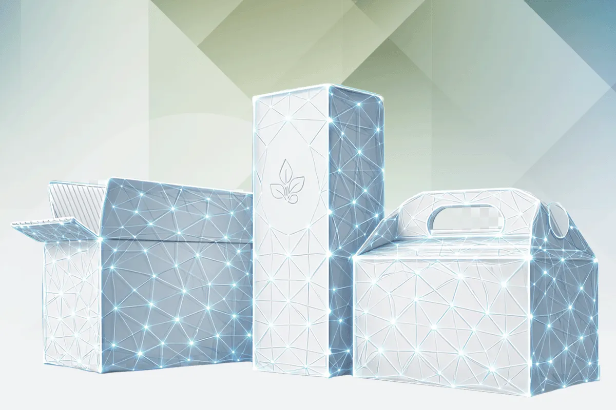 Kartonagen Mockups mit Veredelung Prägung für Premium-Verpackungen